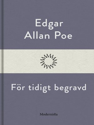 cover image of För tidigt begravd